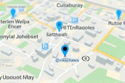 Plan d’accès aux bureaux de LivraFrance Logistics
